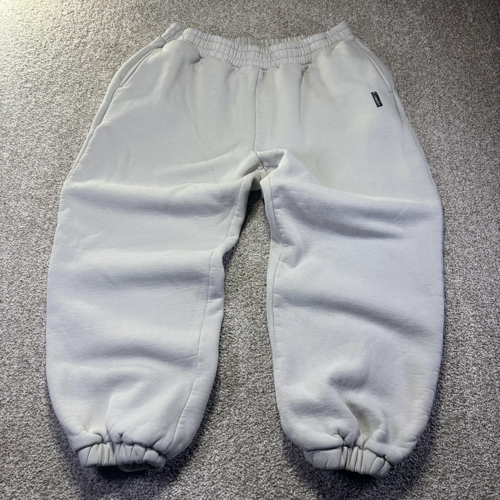 Comfrt Sweatpants Mens 2XL Gray Fleece Jogger Pants Elastic Waist Pockets